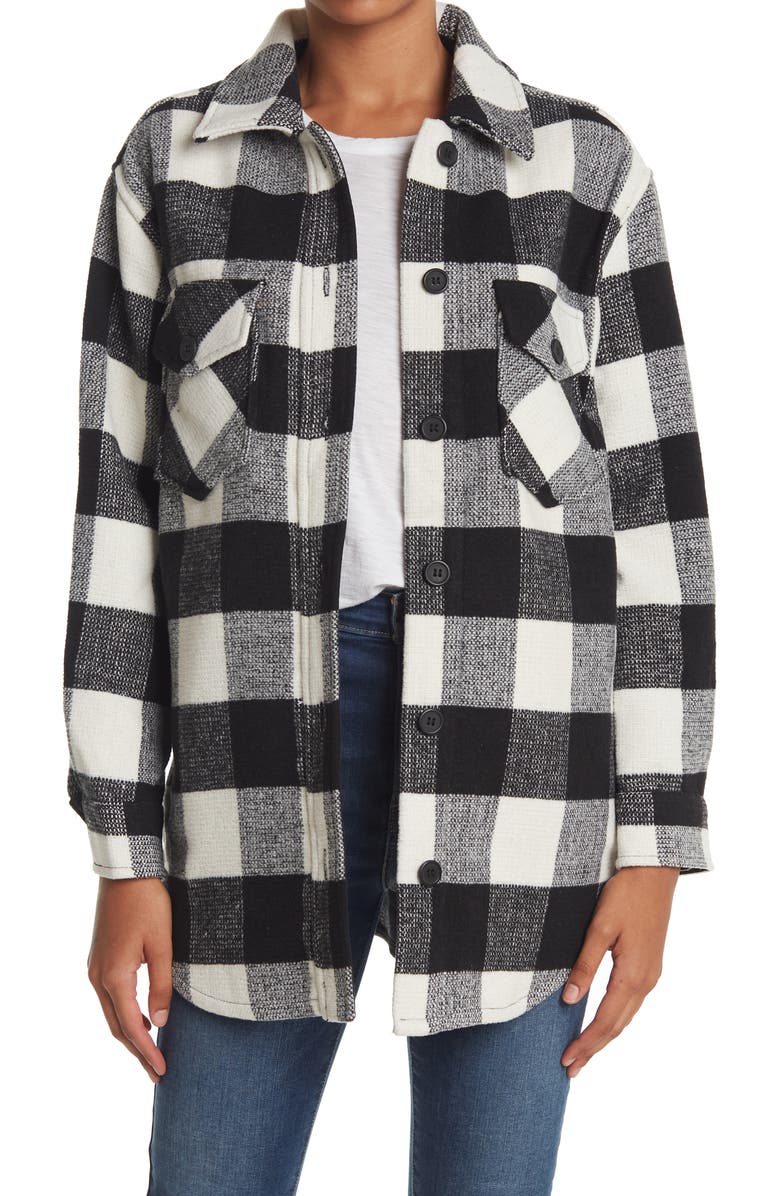 RDI Buffalo Plaid Shirt Jacket, Main, color,