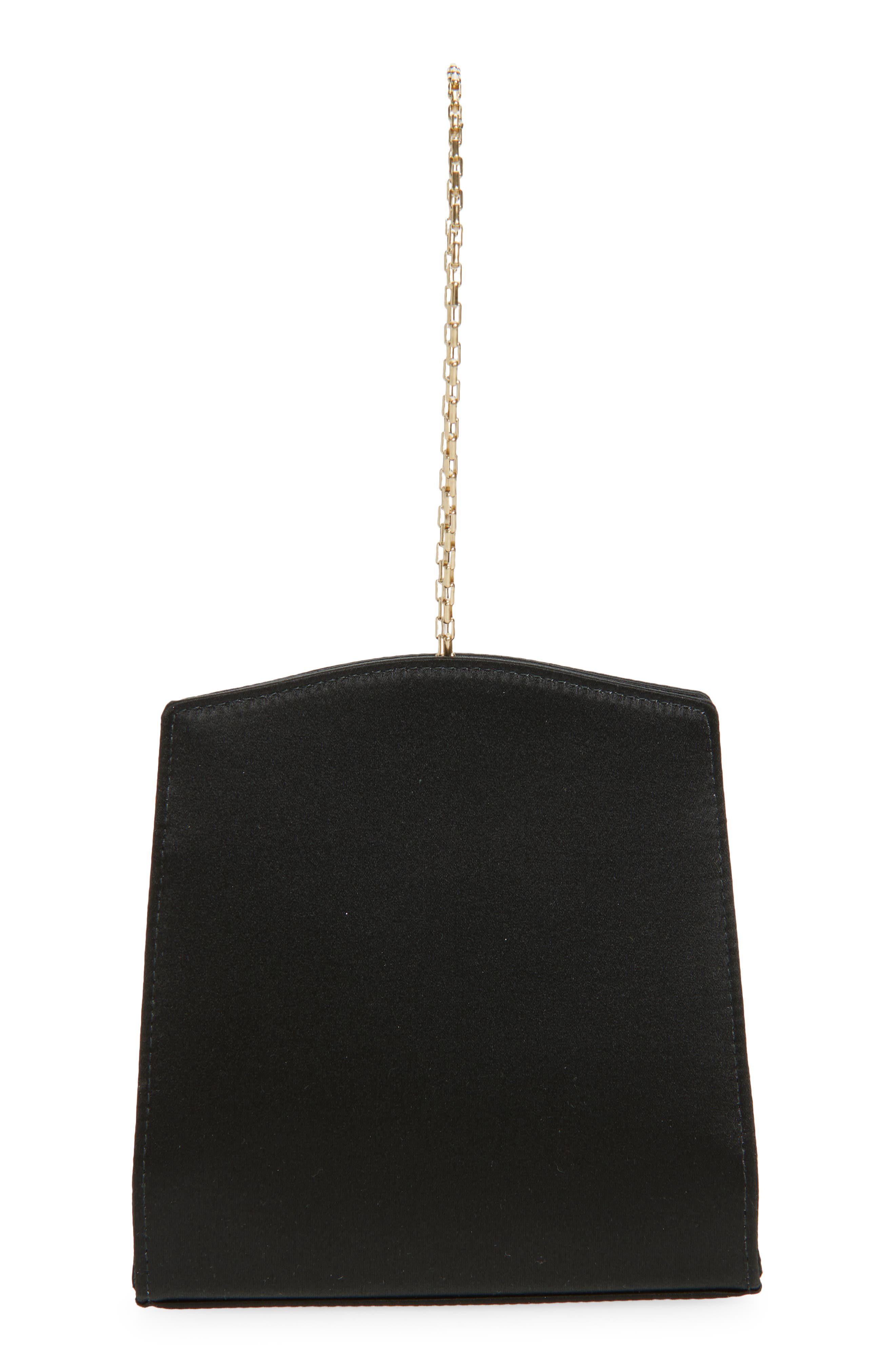 Saint Laurent Mini Sac À Bijoux Satin Bag, Alternate, color, 