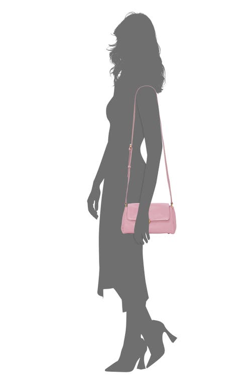Vince Camuto Medna Leather Crossbody Bag In Pink