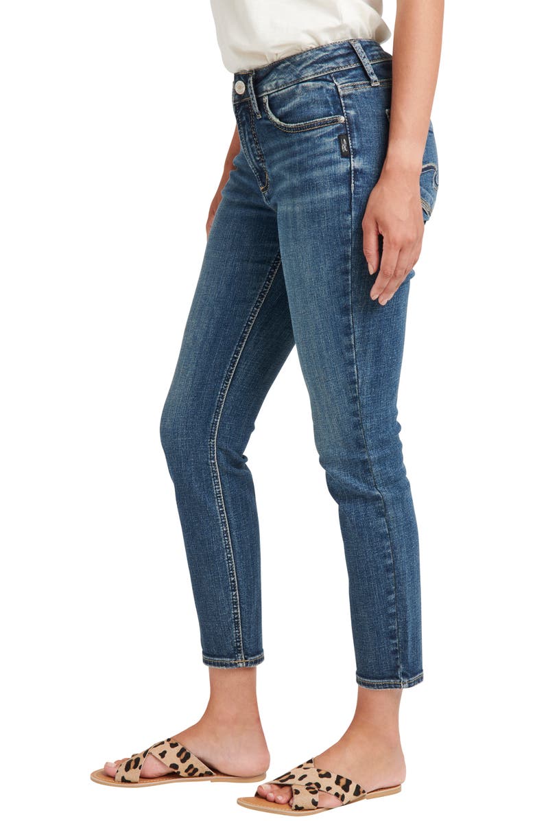 Silver Jeans Co. Suki Skinny Crop Jeans, Alternate, color, 