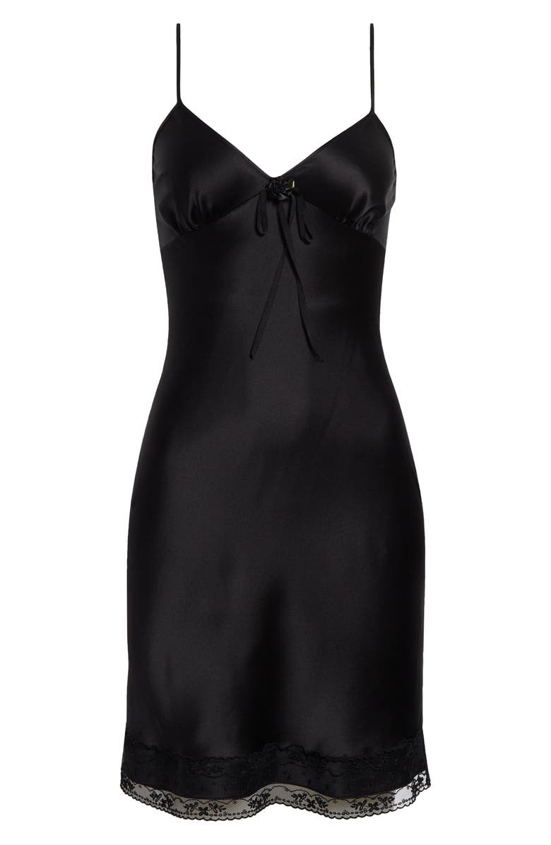 Meruert Tolegen Rosebud Silk Charmeuse Slipdress, Alternate, color, 