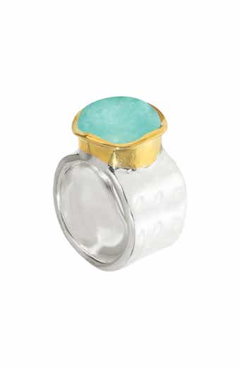 Semiprecious Stone Cabochon Ring