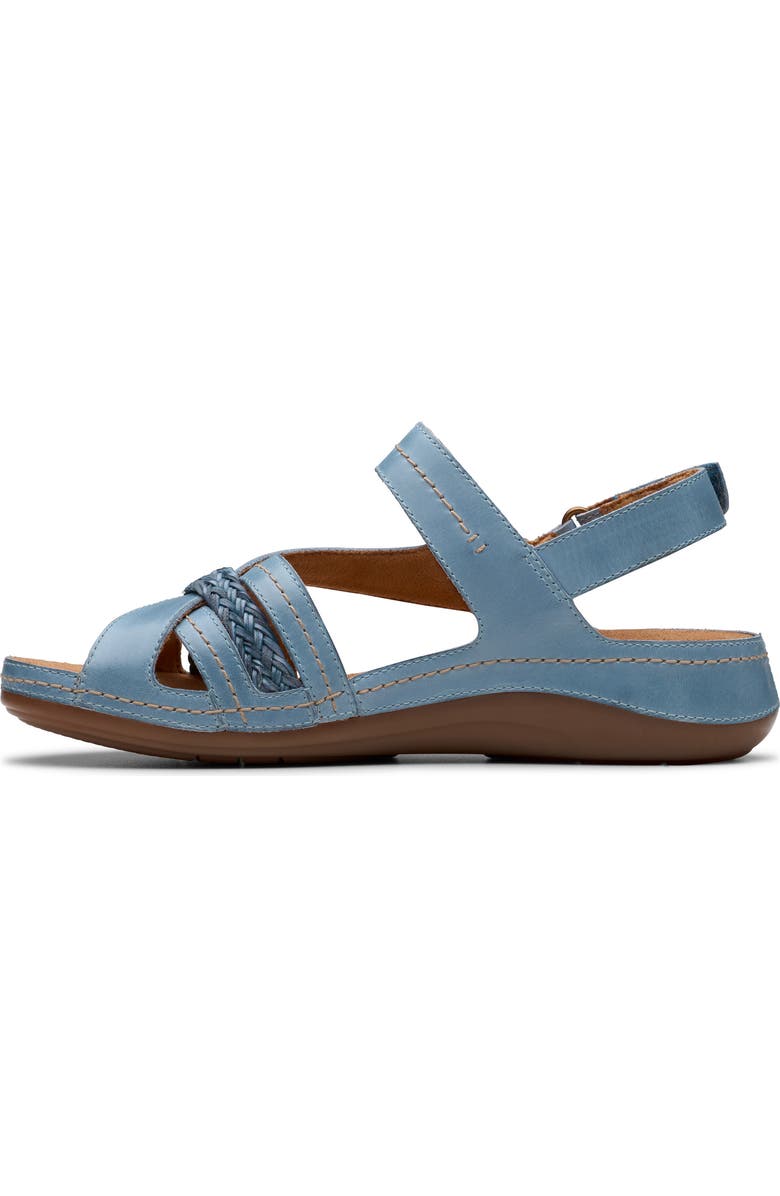 Clarks<sup>®</sup> Cecily Strap Sandal, Alternate, color, Blue Combi