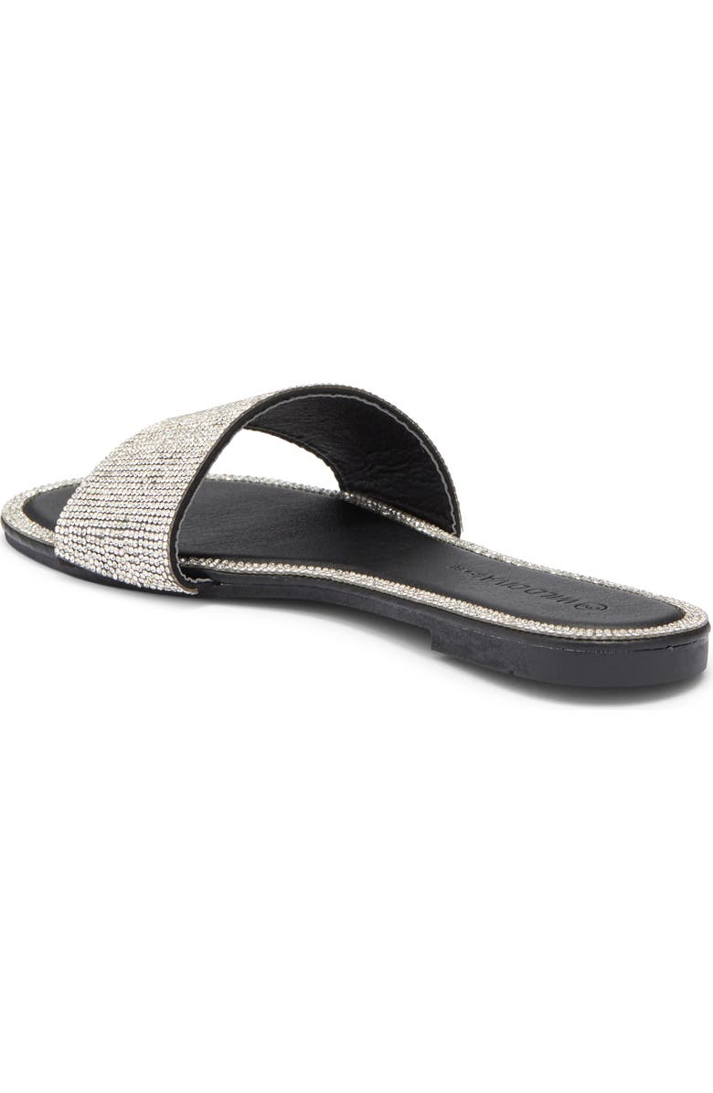 WILD DIVA LOUNGE Roo Rhinestone Slide Sandal, Alternate, color,