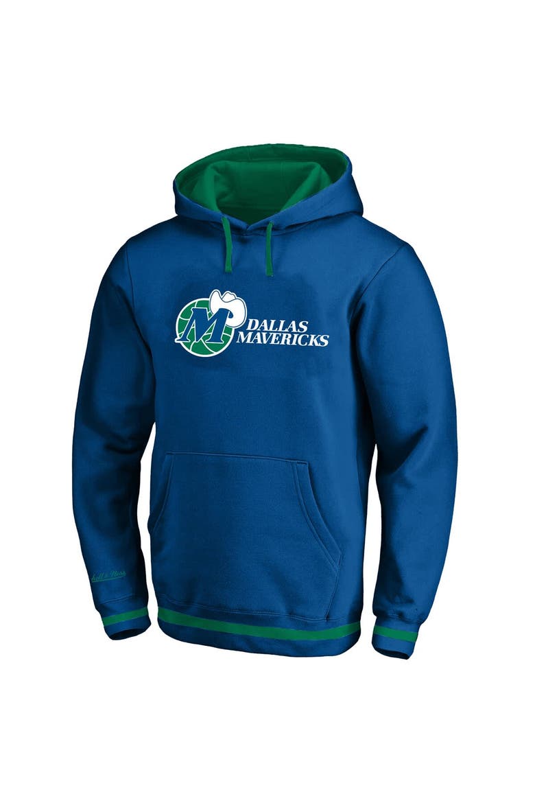Men's Mitchell & Ness Blue Dallas Mavericks Hardwood Classics Big & Tall Hoodie, Alternate, color, Blue