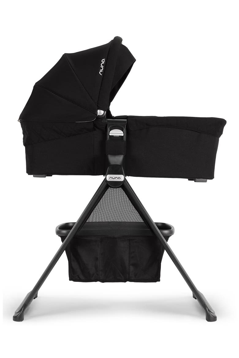 mixx series™ bassinet + stand, Alternate, color, CAVIAR/ CHOCOLATE