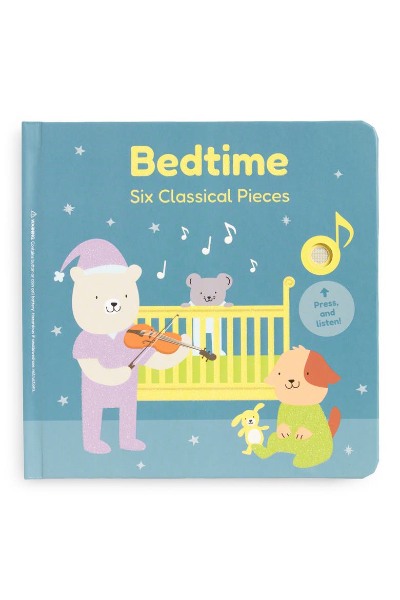 Bedtime with Mozart Interactive Music Book, Main, color, BLUE