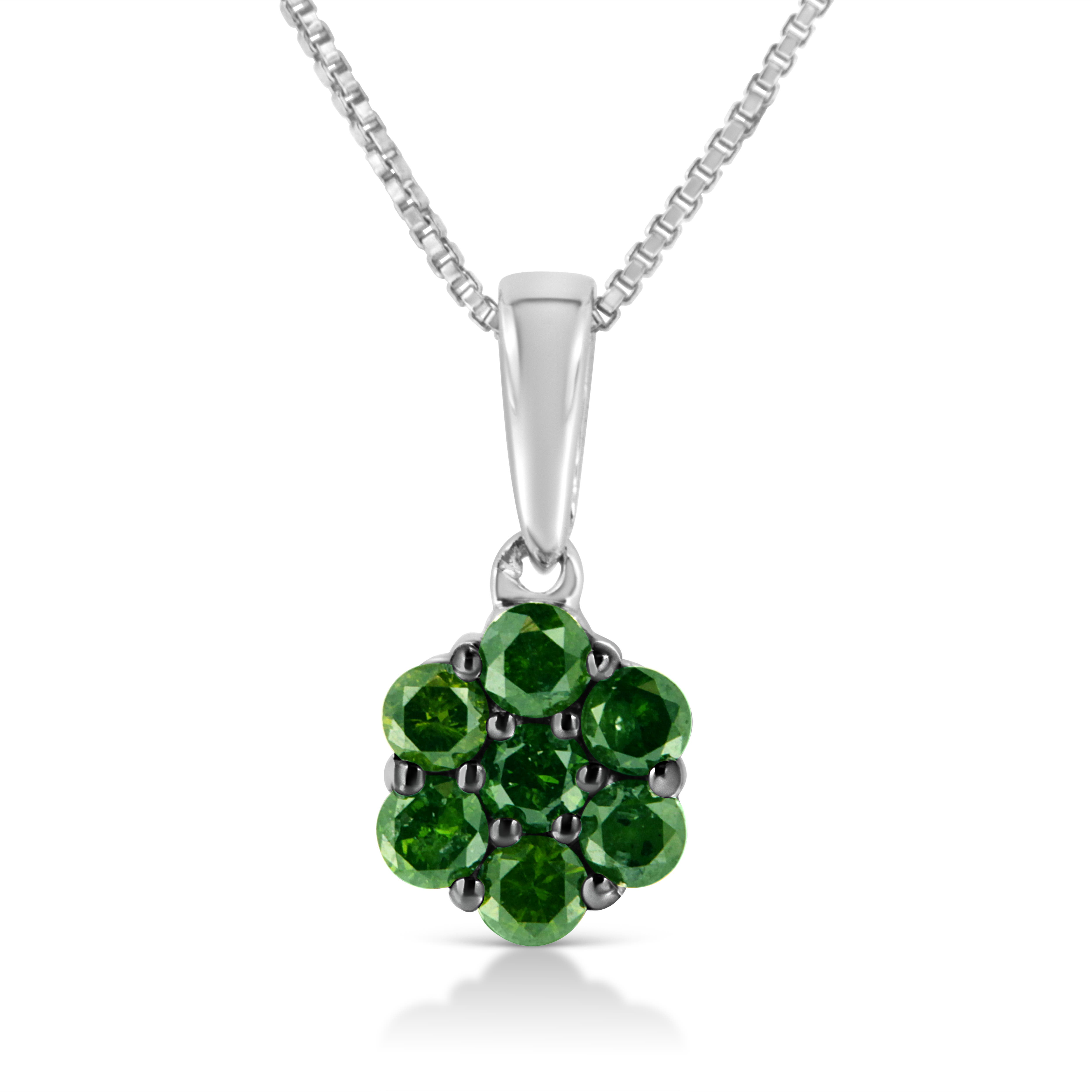 selected Silver | Green Diamond