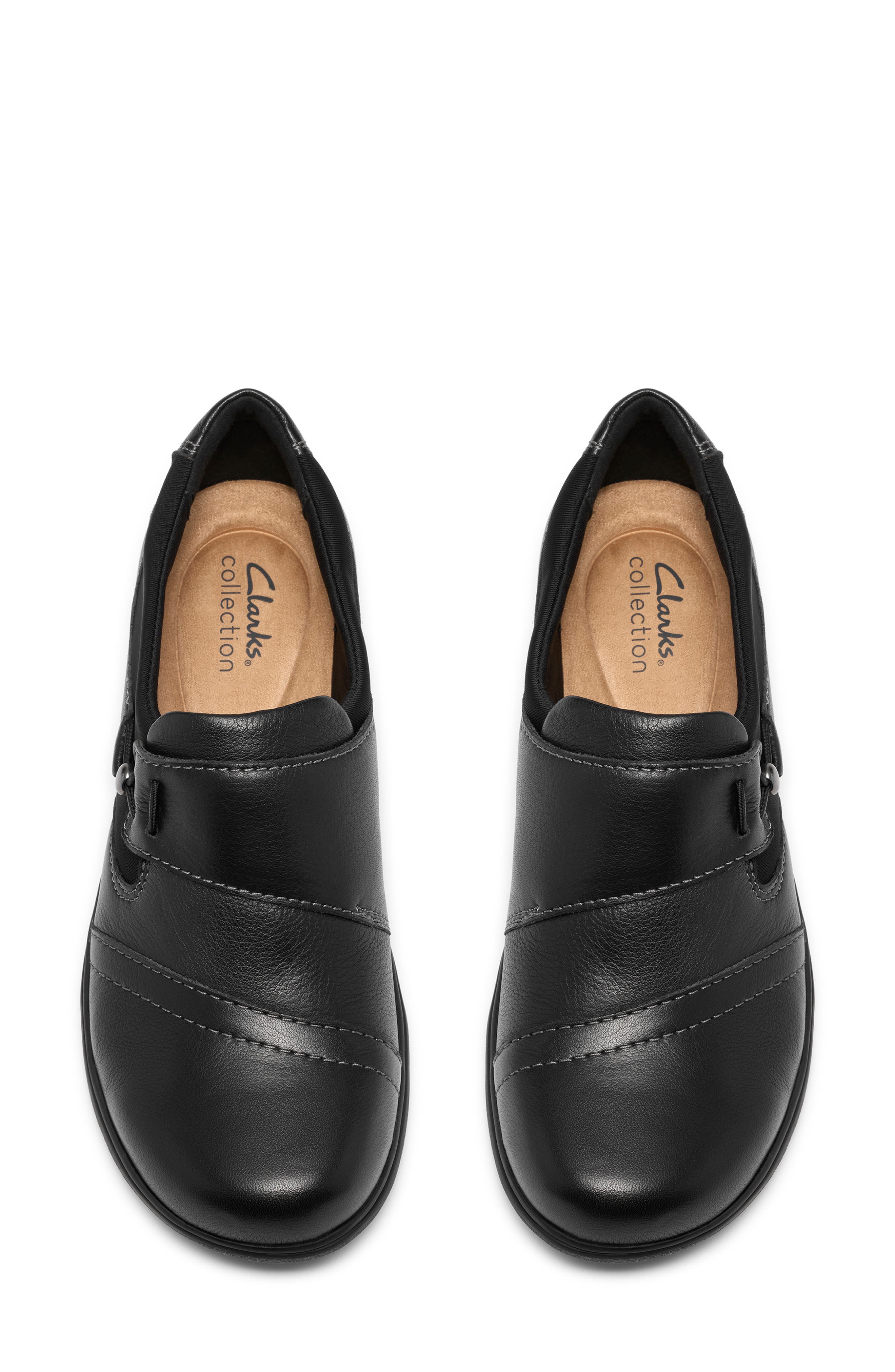 Carleigh Lily Slip On -Wide Width Available, Alternate, color, BLACK LEATHER