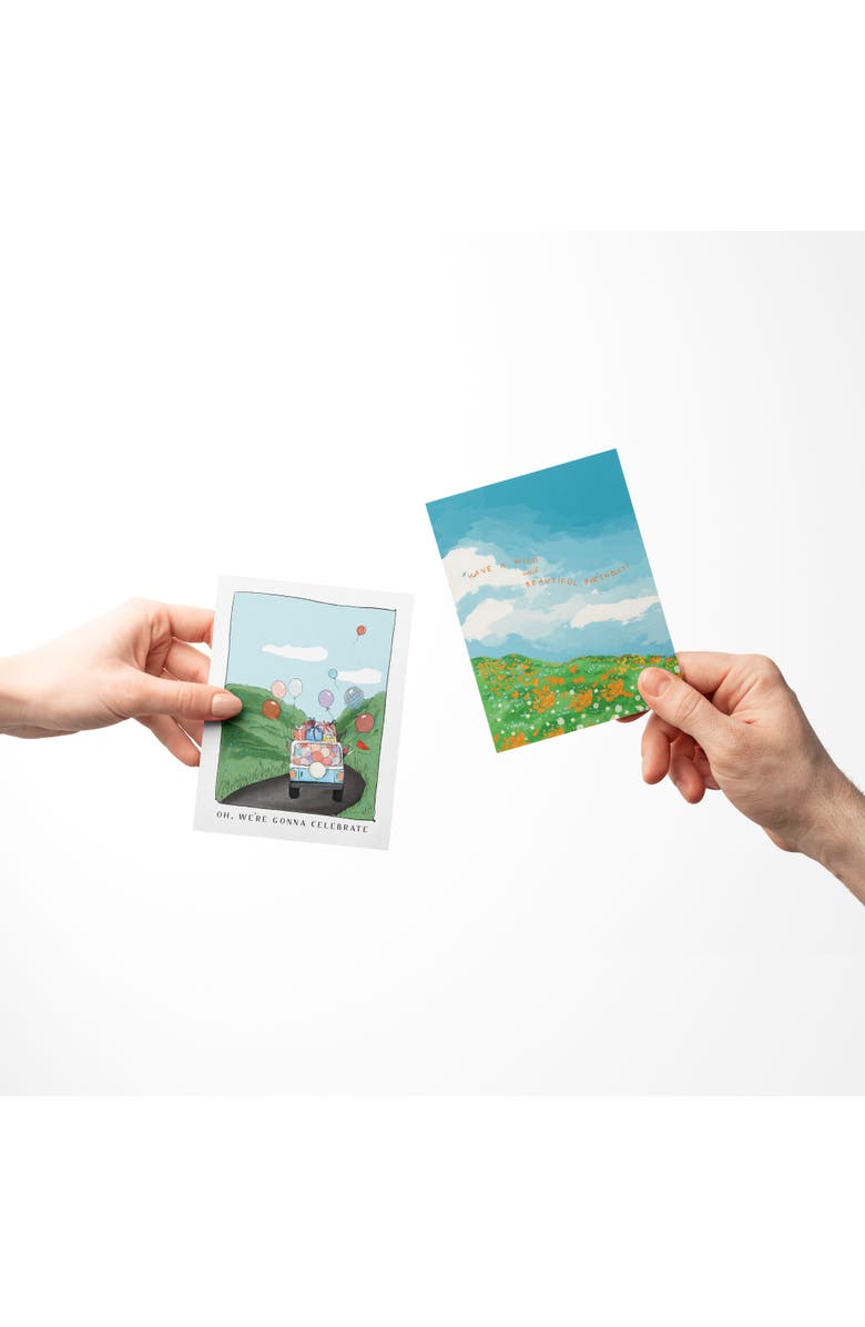 Ramus & Co Birthday Assorted Greeting Card Pack (3ct) "Wild, Celebrate, Camp", Alternate, color, Multi-Pack