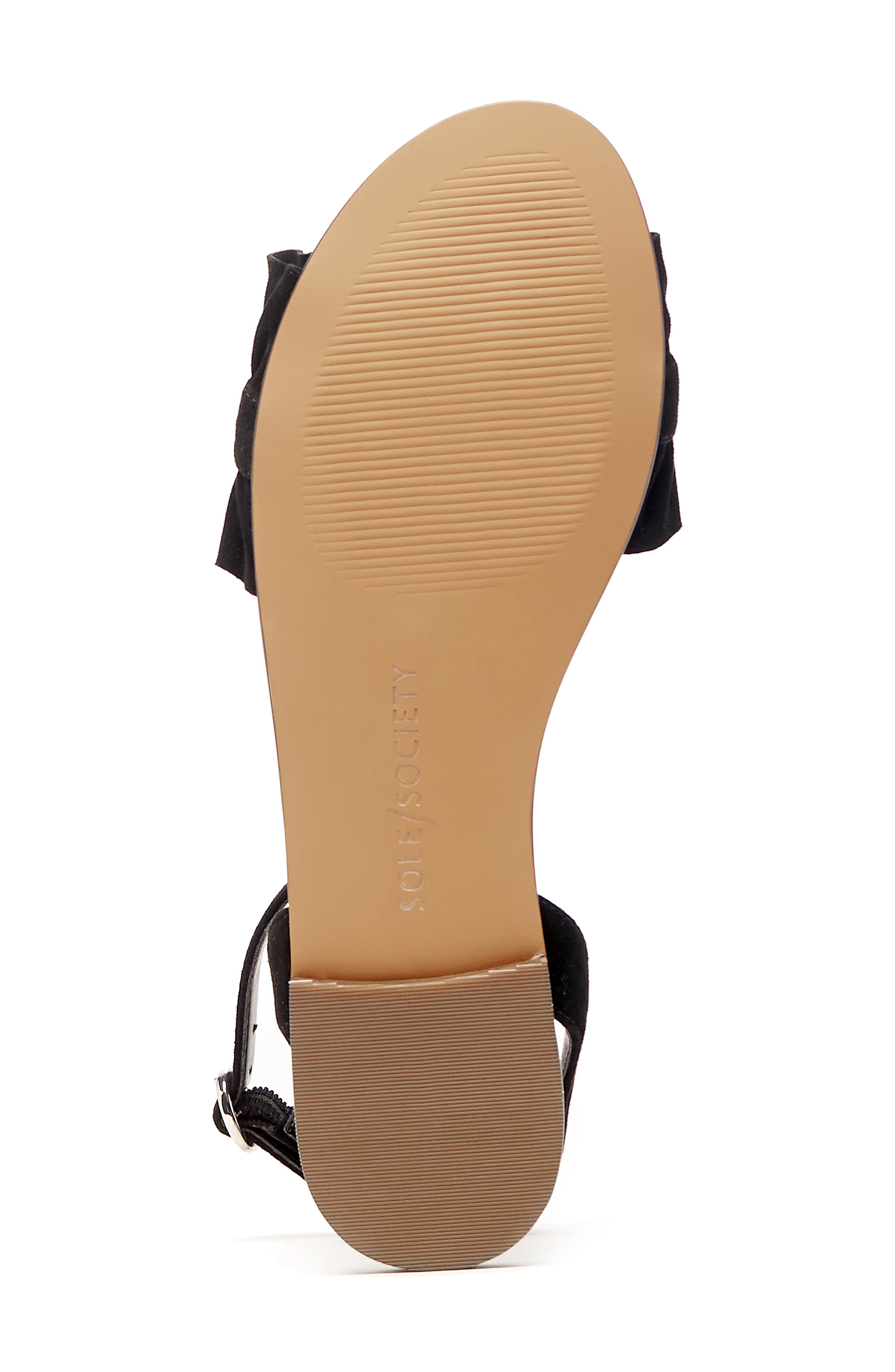 Sole Society Elixane Ruffle Sandal, Alternate, color, 