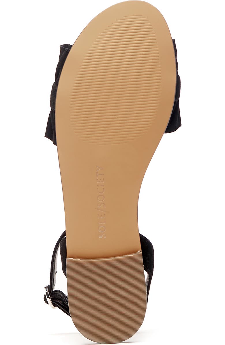 Sole Society Elixane Ruffle Sandal, Alternate, color,