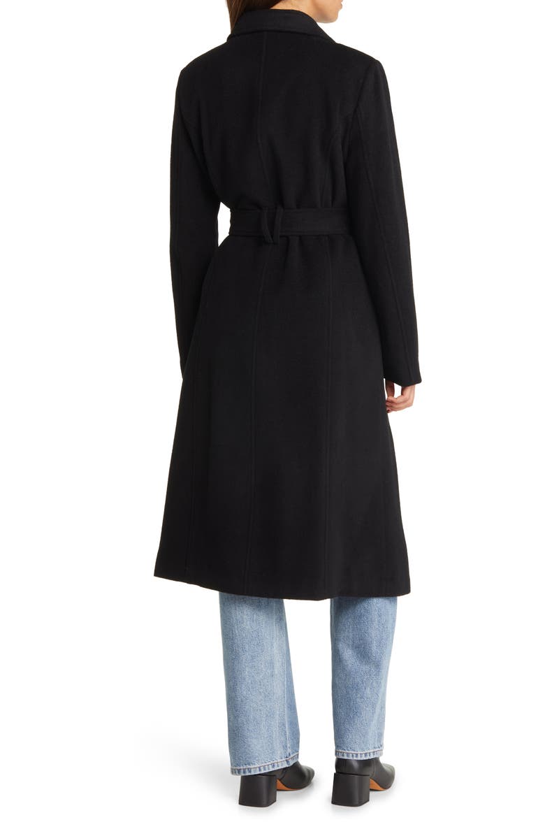 Cole Haan Women's Slick Belted Long Coat, Alternate, color,