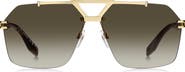Marc Jacobs 63mm Oversize Gradient Geometric Square Sunglasses