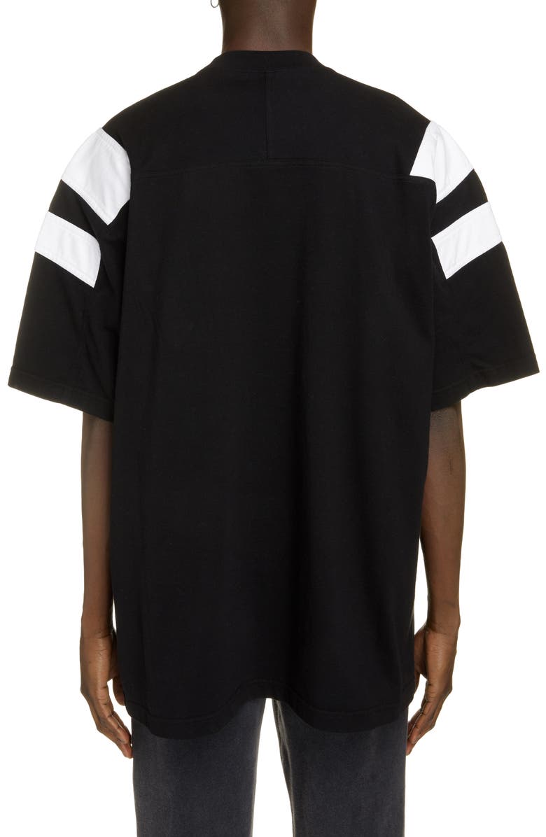 Balenciaga Logo Organic Cotton Tracksuit T-Shirt, Alternate, color,