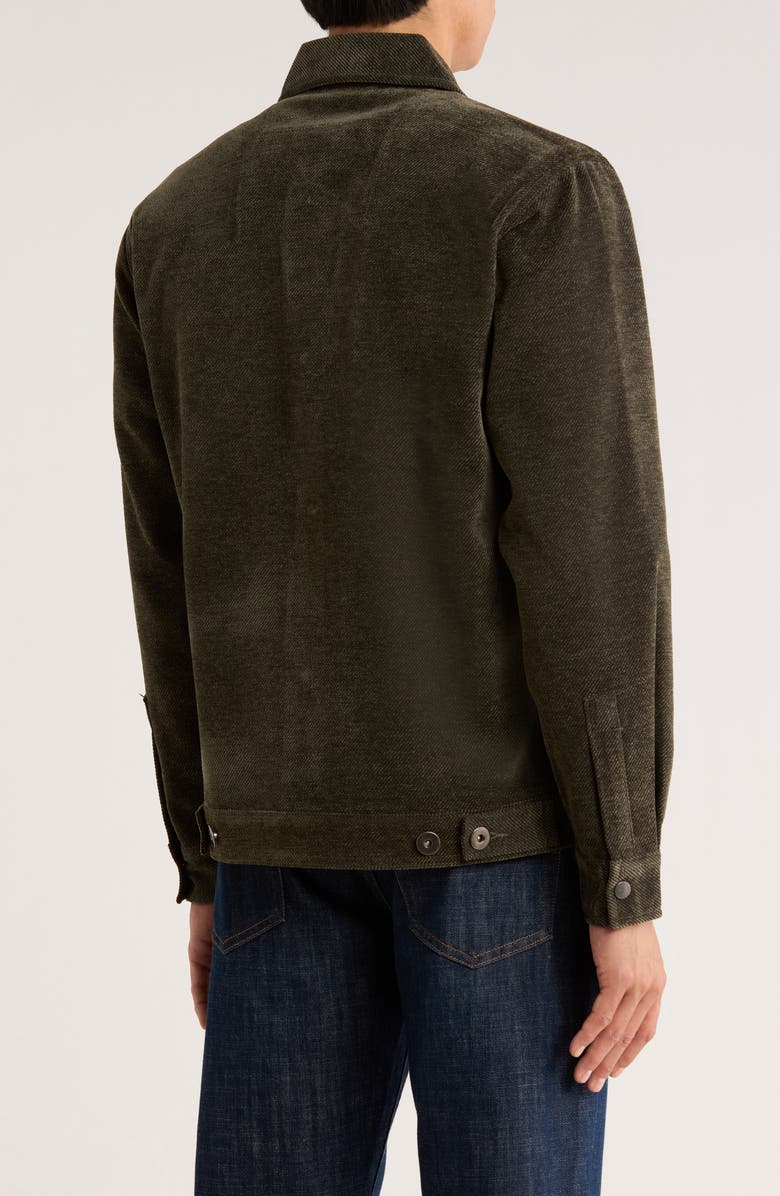 Vintage 1946 Chevron Twill Shirt Jacket, Alternate, color, Olive