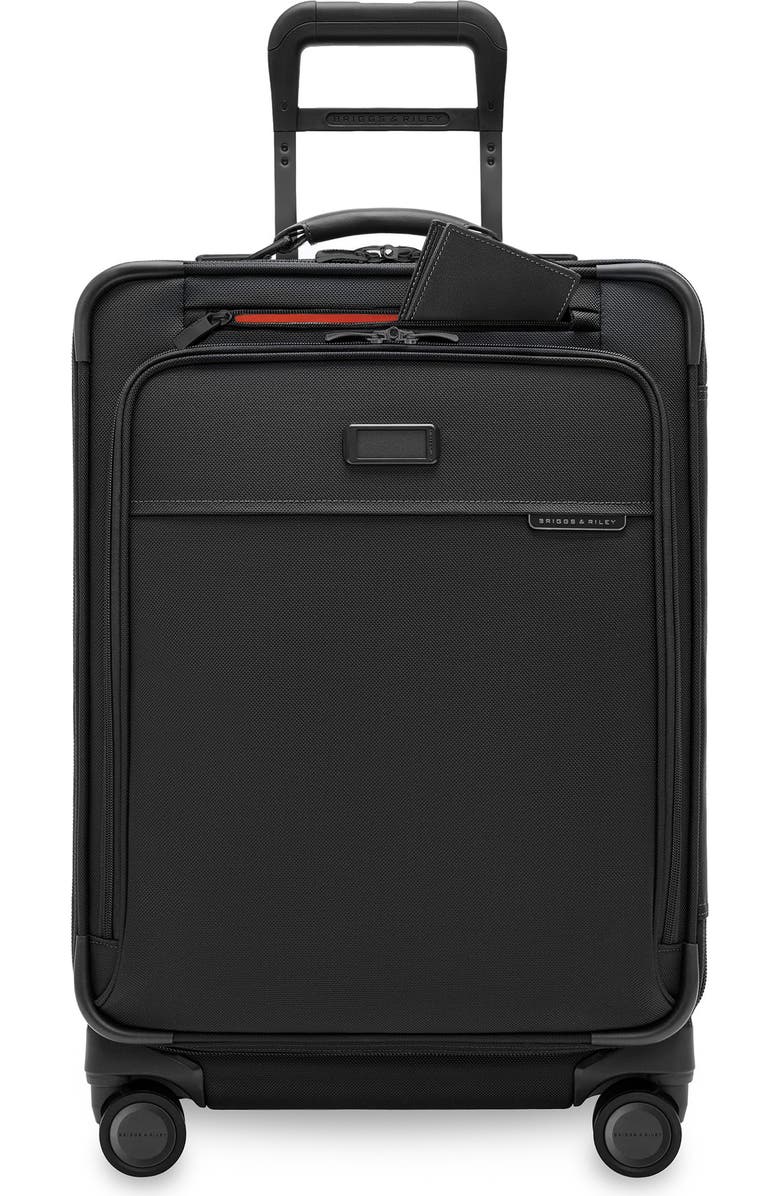 Briggs & Riley Baseline 24-Inch Checked Expandable Spinner Suitcase, Main, color,