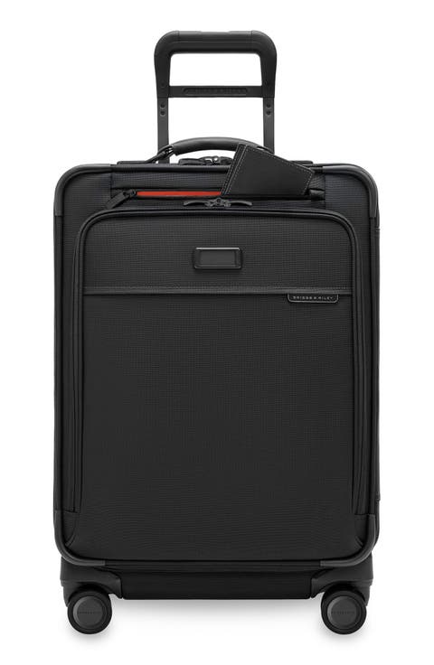 Baseline 24-Inch Checked Expandable Spinner Suitcase