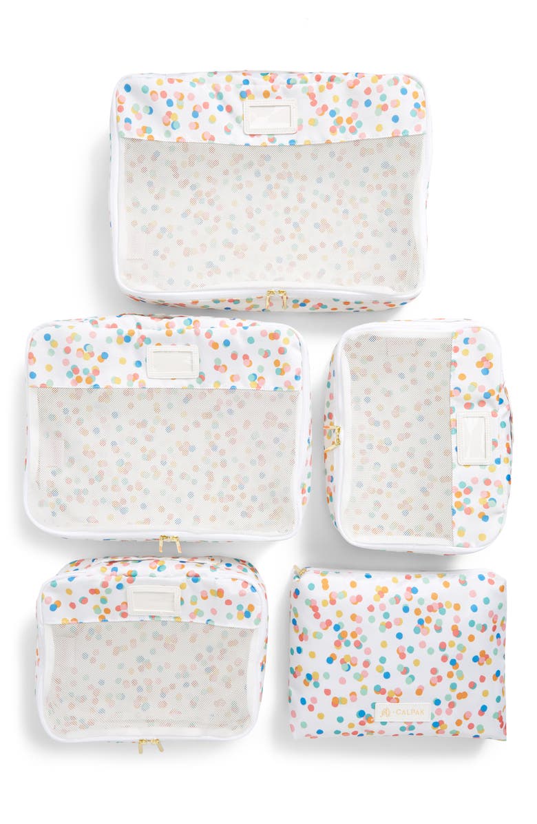 CALPAK x Oh Joy! Set of 5 Packing Cubes, Main, color,