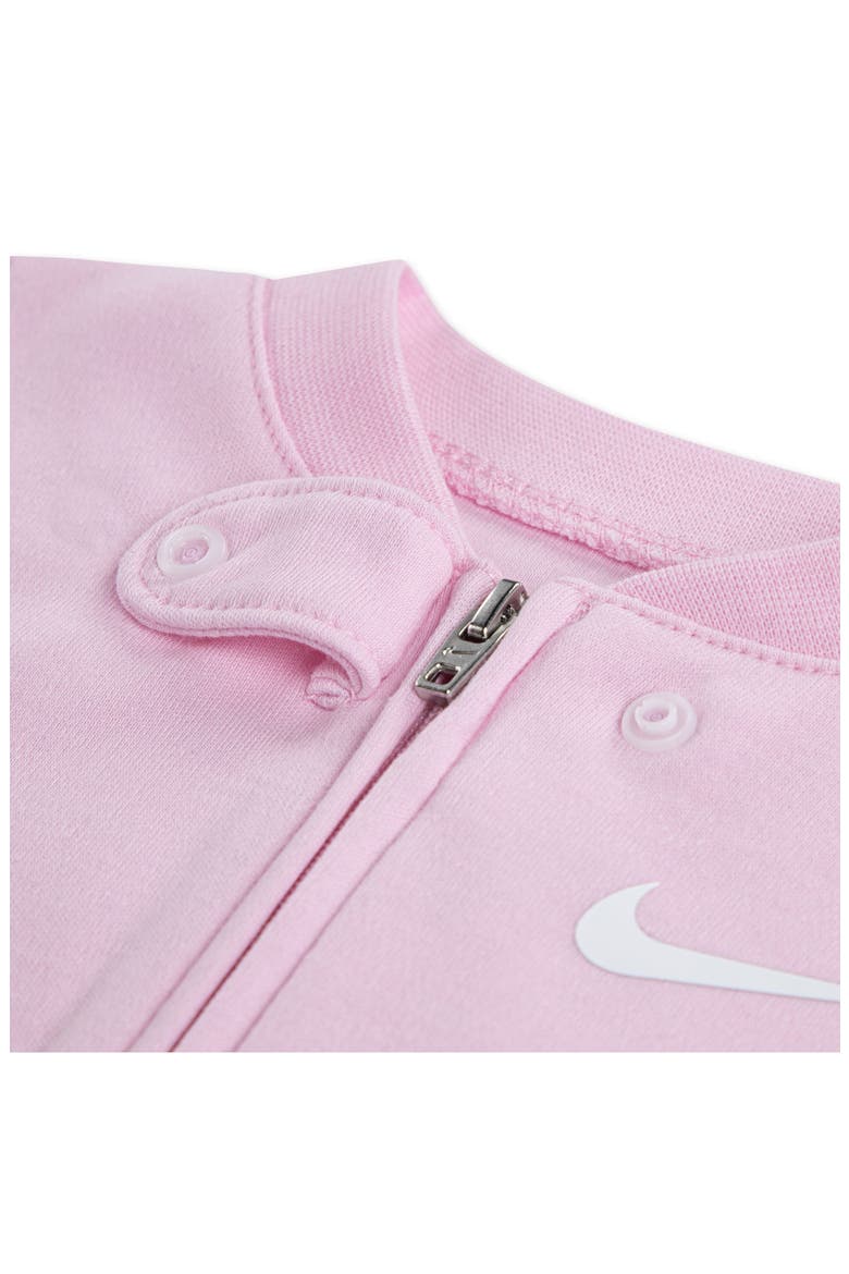 Essentials French Terry Footie, Alternate, color, A9YPINK FO