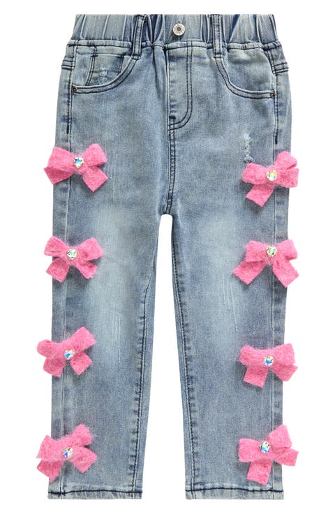 Kids' Cutie Bow Jeans (Toddler, Little Kid & Big Kid)