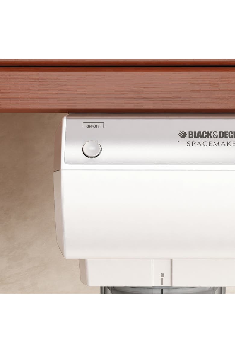 Black & Decker CG800W Spacemaker Mini UTC Food Processor and Coffee Grinder in White, Alternate, color, White