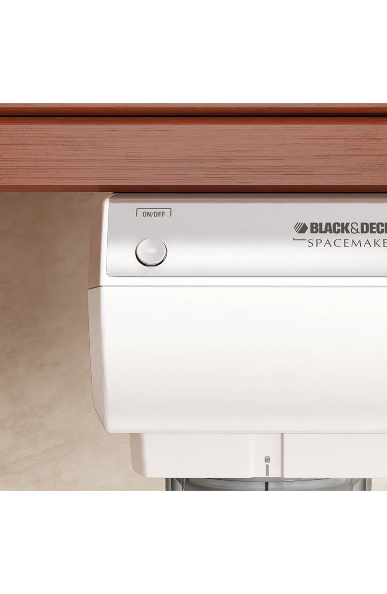 Black And Decker Black & Decker CG800W Spacemaker Mini UTC Food Processor and Coffee Grinder in White, Alternate, color, White