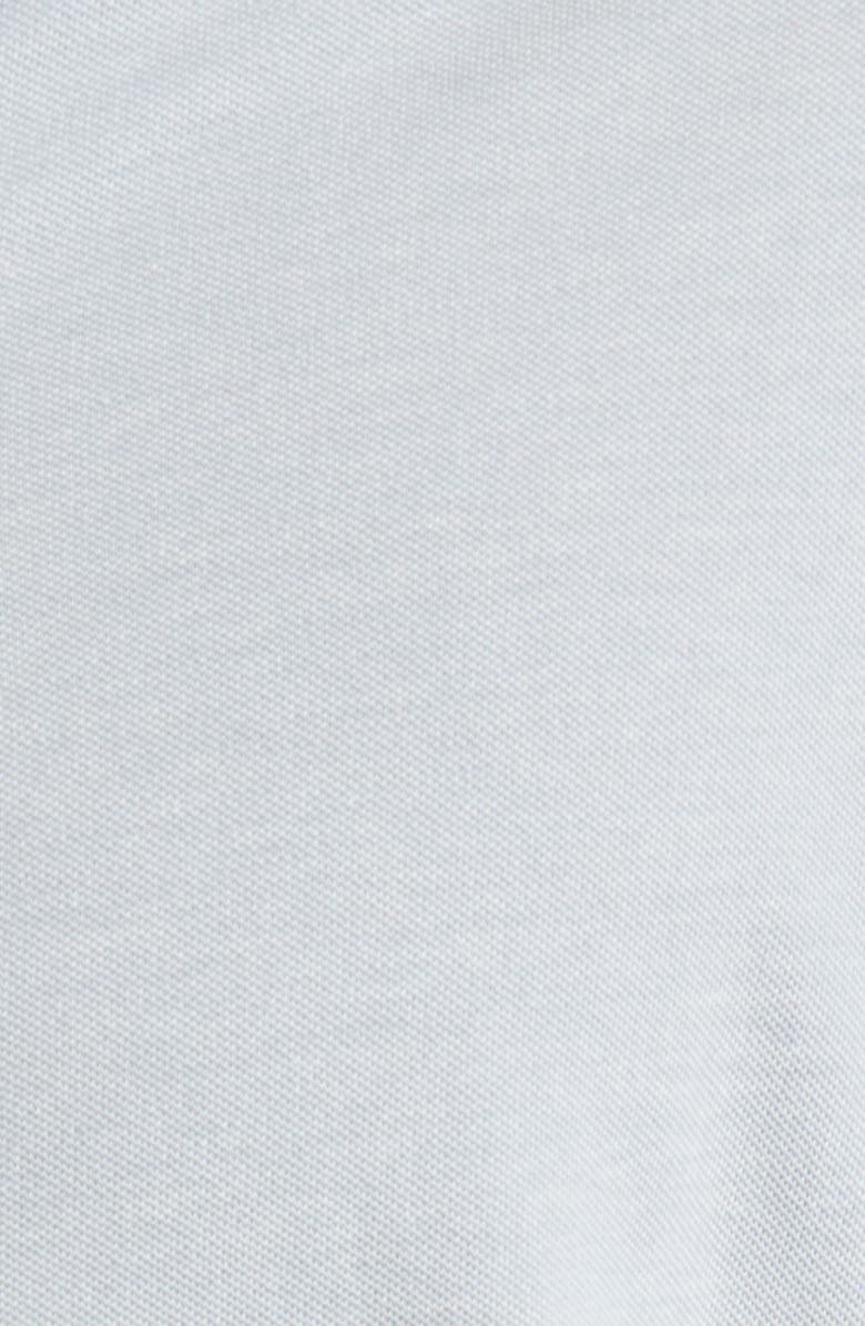 Vince Cotton Piqué Knit Button-Up Shirt, Alternate, color, Lake Blue