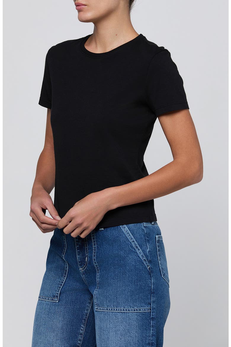 Aileen Crewneck T-Shirt, Alternate, color, BLACK