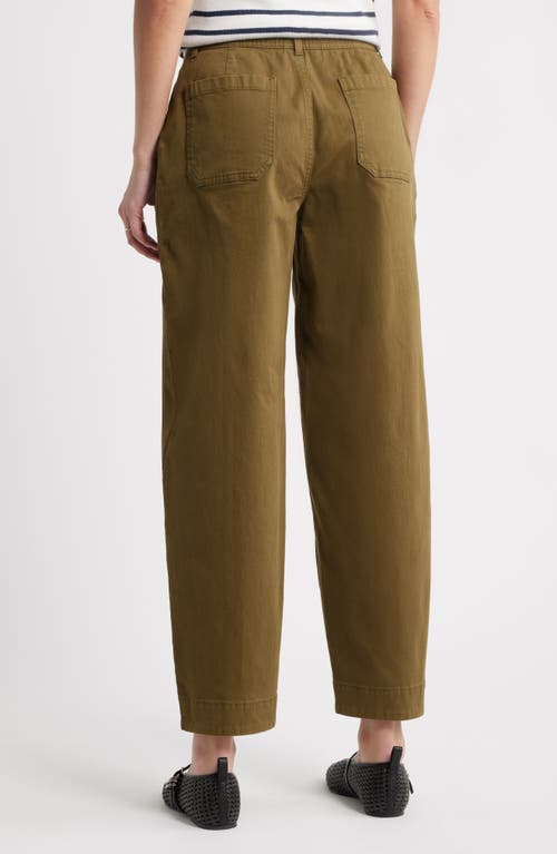 Caslonr Caslon(r) Cotton Twill Utility Pants In Green