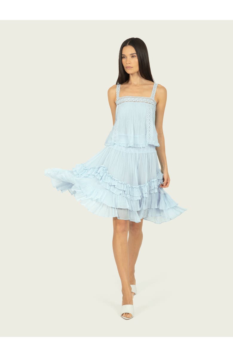 SECRET MISSION Calantha Top, Main, color, Cloud Blue