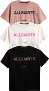 smALLSAINTS Kids' Assorted 3-Pack Cotton Graphic T-Shirts
