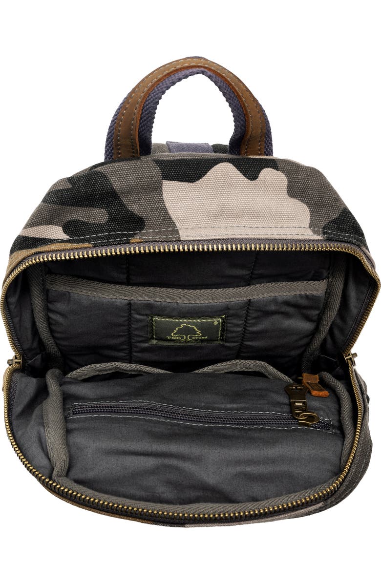 TSD Brand Mountain Leaf Rugged Trail Ready Sling Bag, Alternate, color, Grey Camo