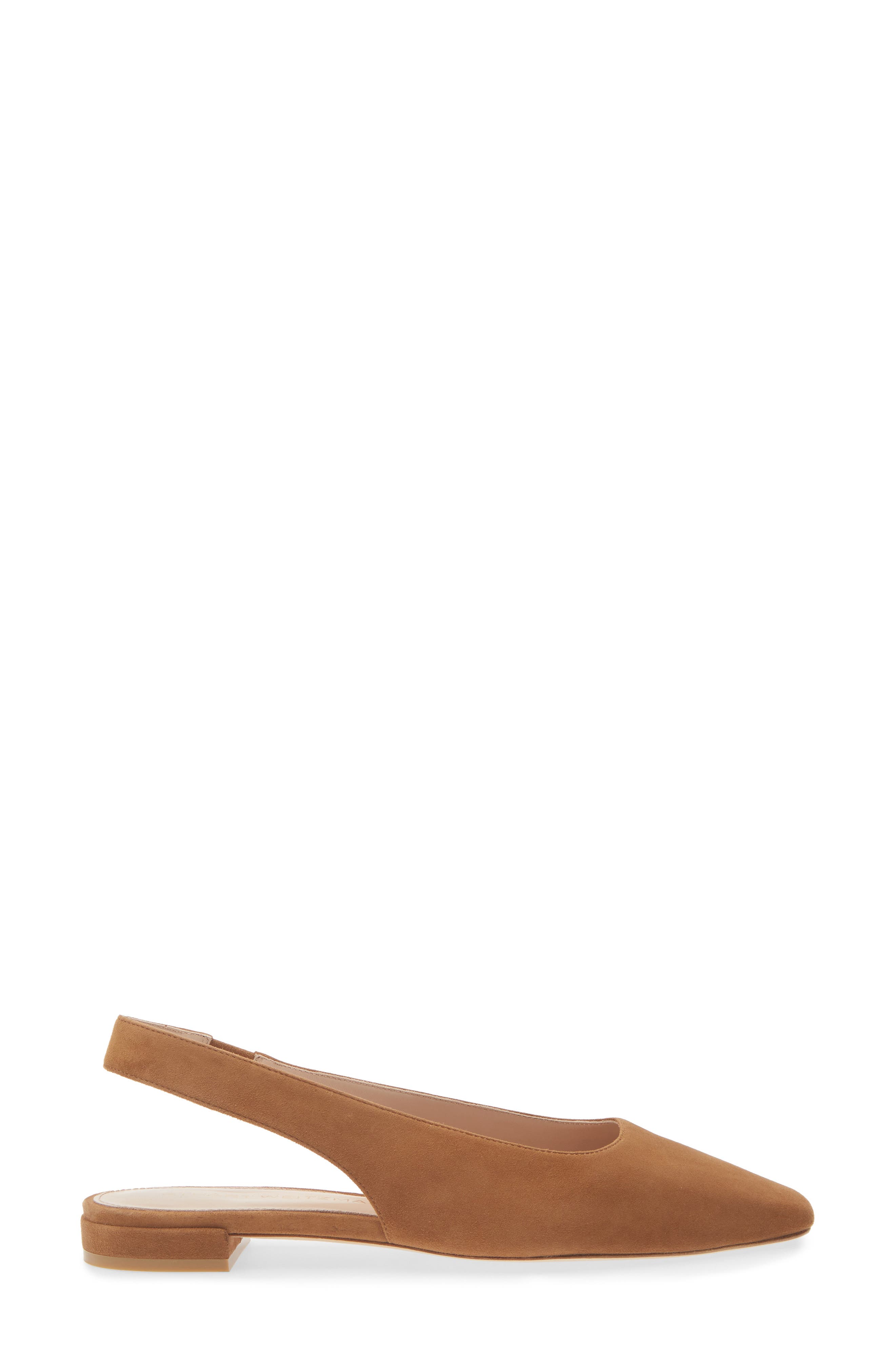 Stassi Slingback Flat, Alternate, color, TOASTEDALMOND