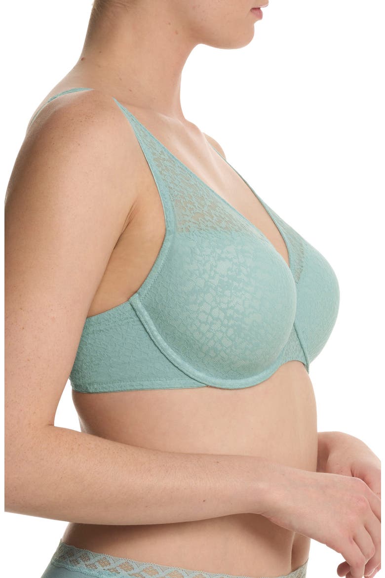 Pretty Smooth Full Fit Smoothing T-Shirt Bra, Alternate, color, BLUE MEADOW