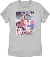 KPop Demon Hunters Women's KPop Demon Hunters Huntrix Manhwa Panels Graphic T-Shirt