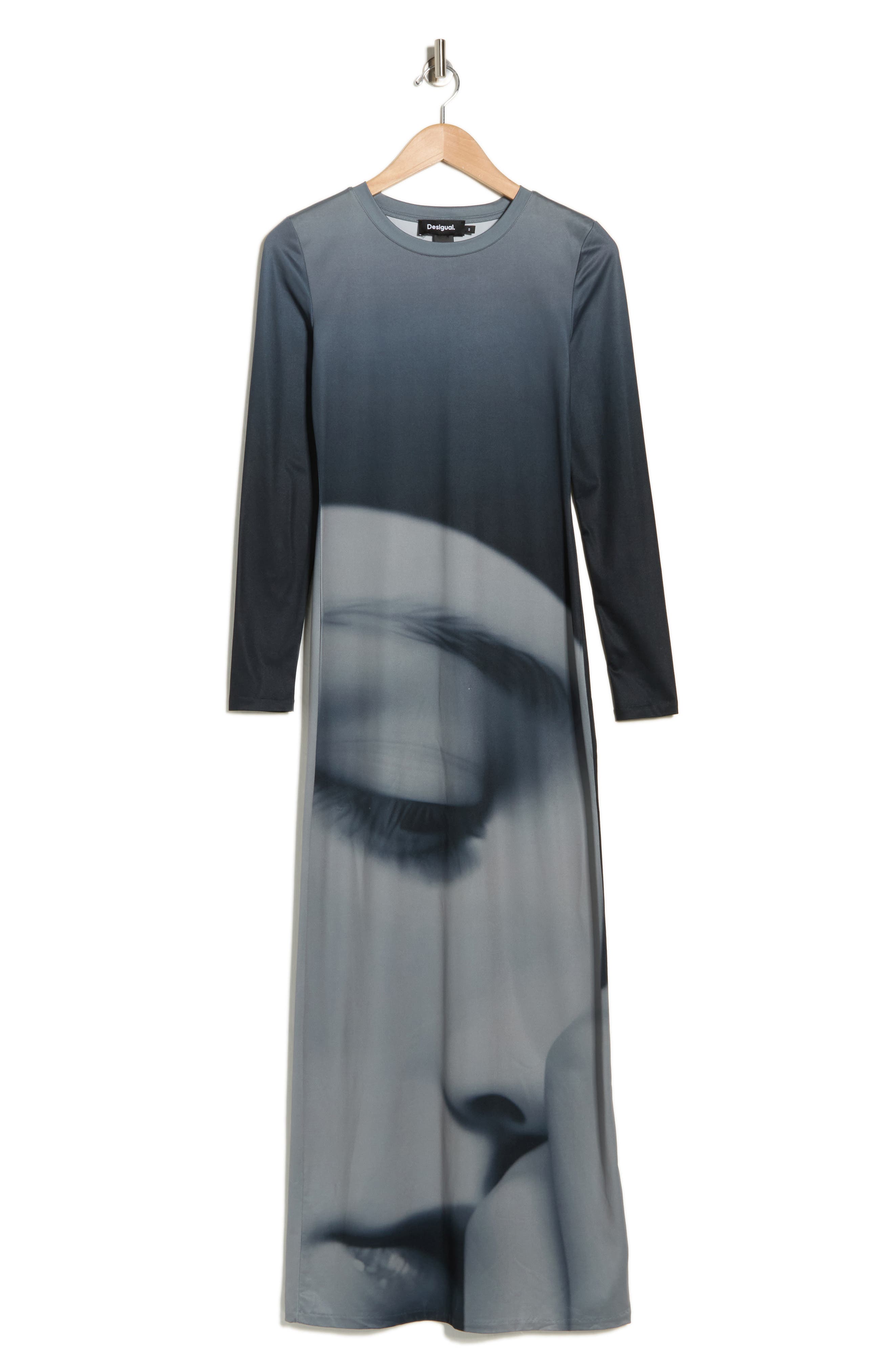 Desigual Woman Long Sleeve Maxi Dress