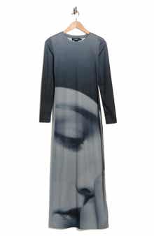 Desigual Woman Long Sleeve Maxi Dress