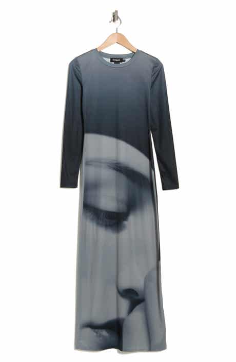 Desigual Woman Long Sleeve Maxi Dress