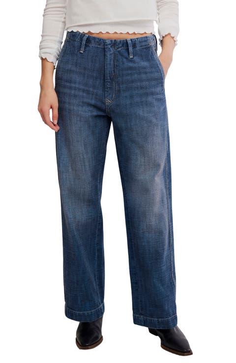 East Side High Waist Wide Leg Jeans