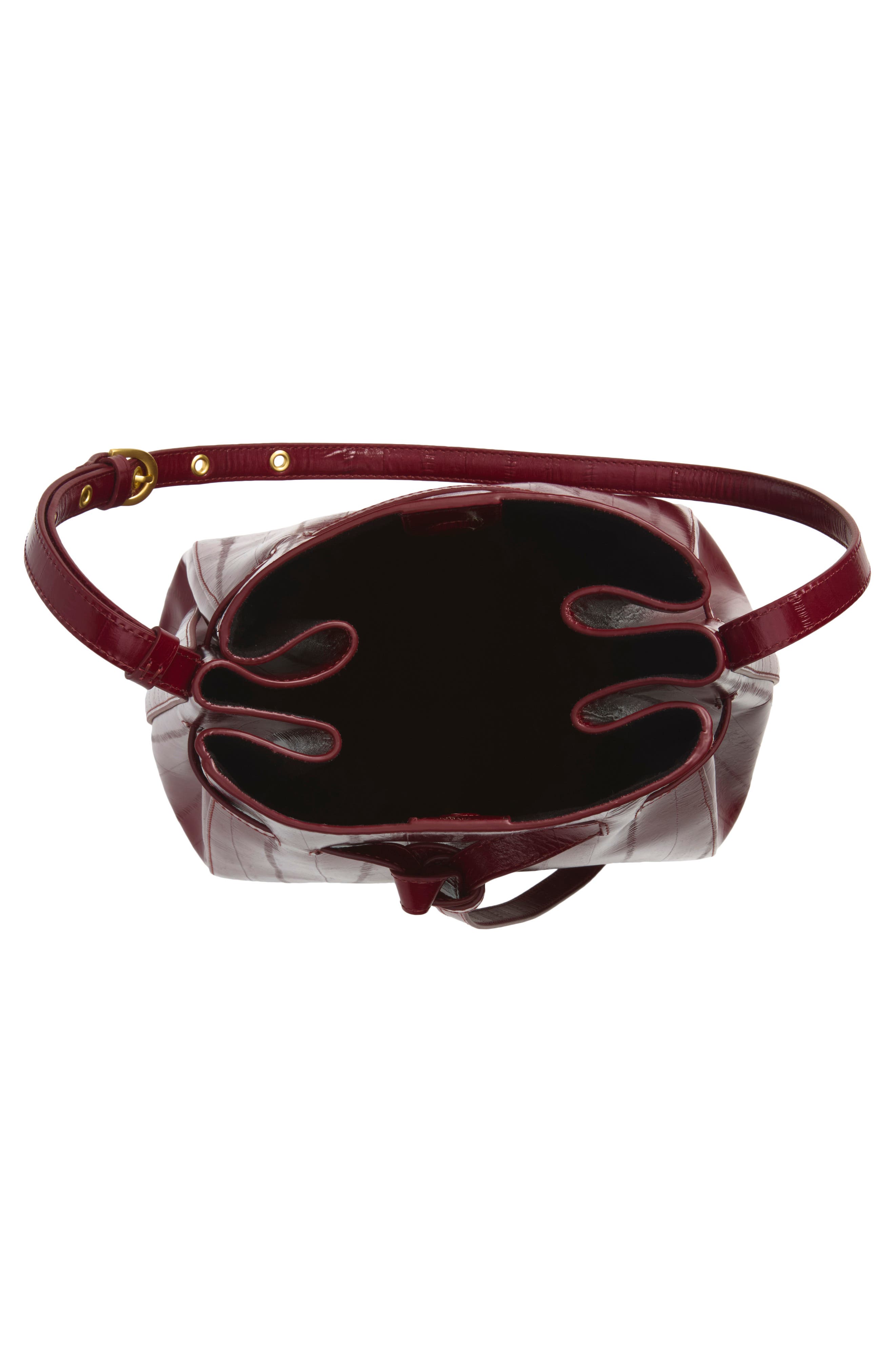 Beatrice Bucket Tote, Alternate, color, OXBLOOD EEL