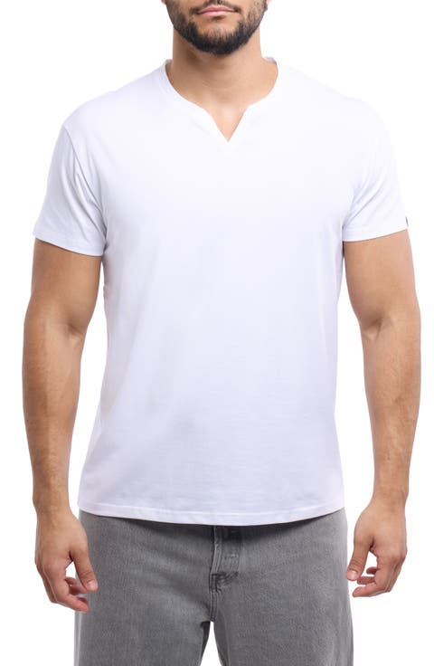 Split Neck T-Shirt