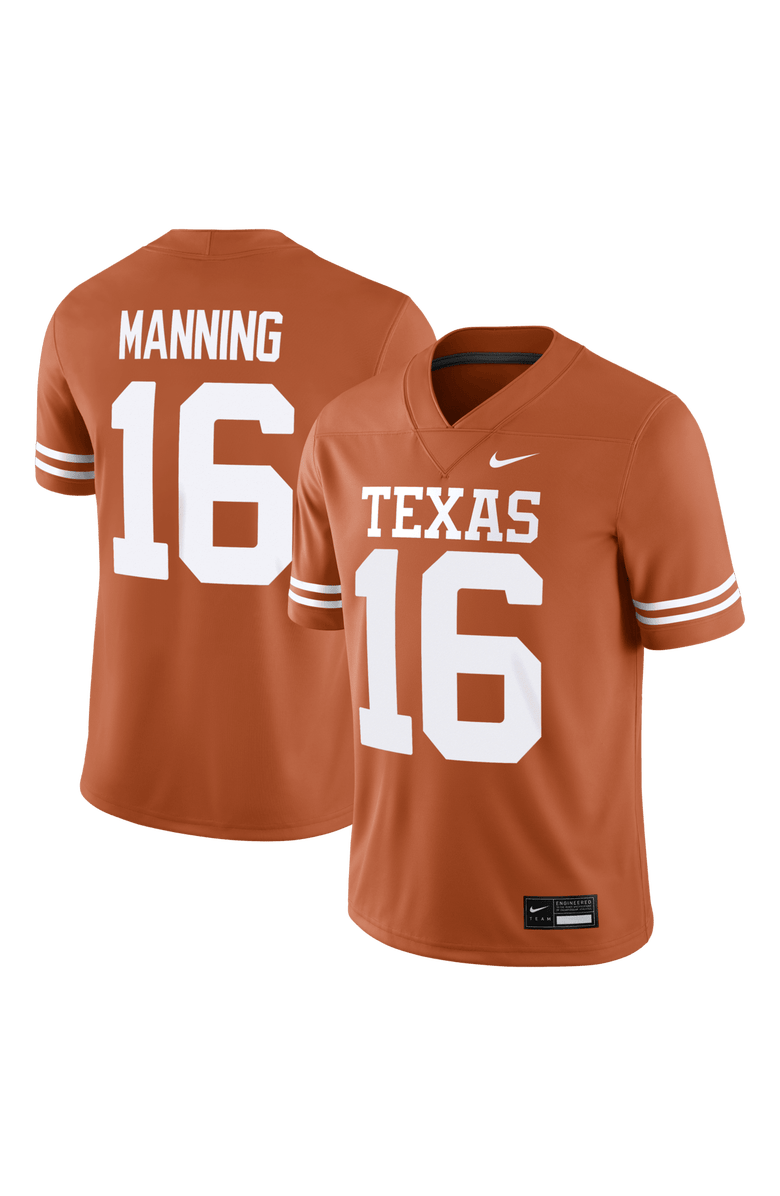 Nike Men's Nike Arch Manning Texas Orange Texas Longhorns Home Game Football Jersey, Main, color, Orange