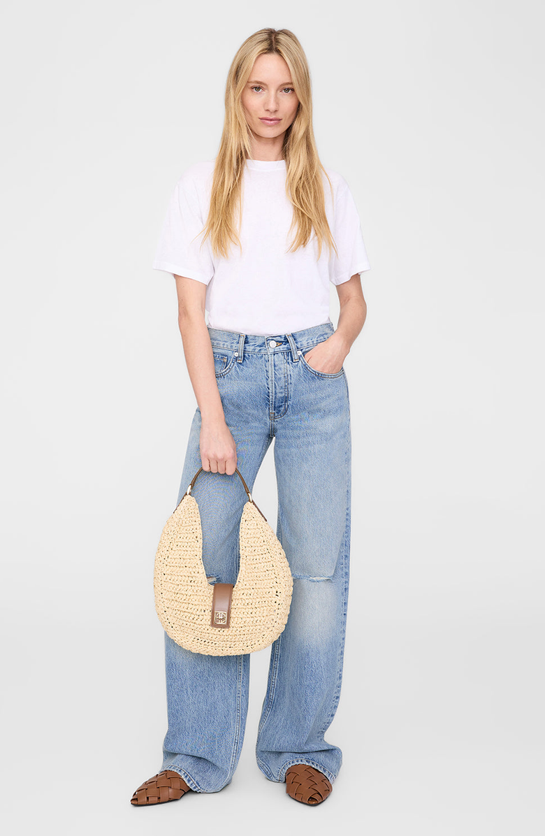 ANINE BING Lou Monogram Bag, Alternate, color,