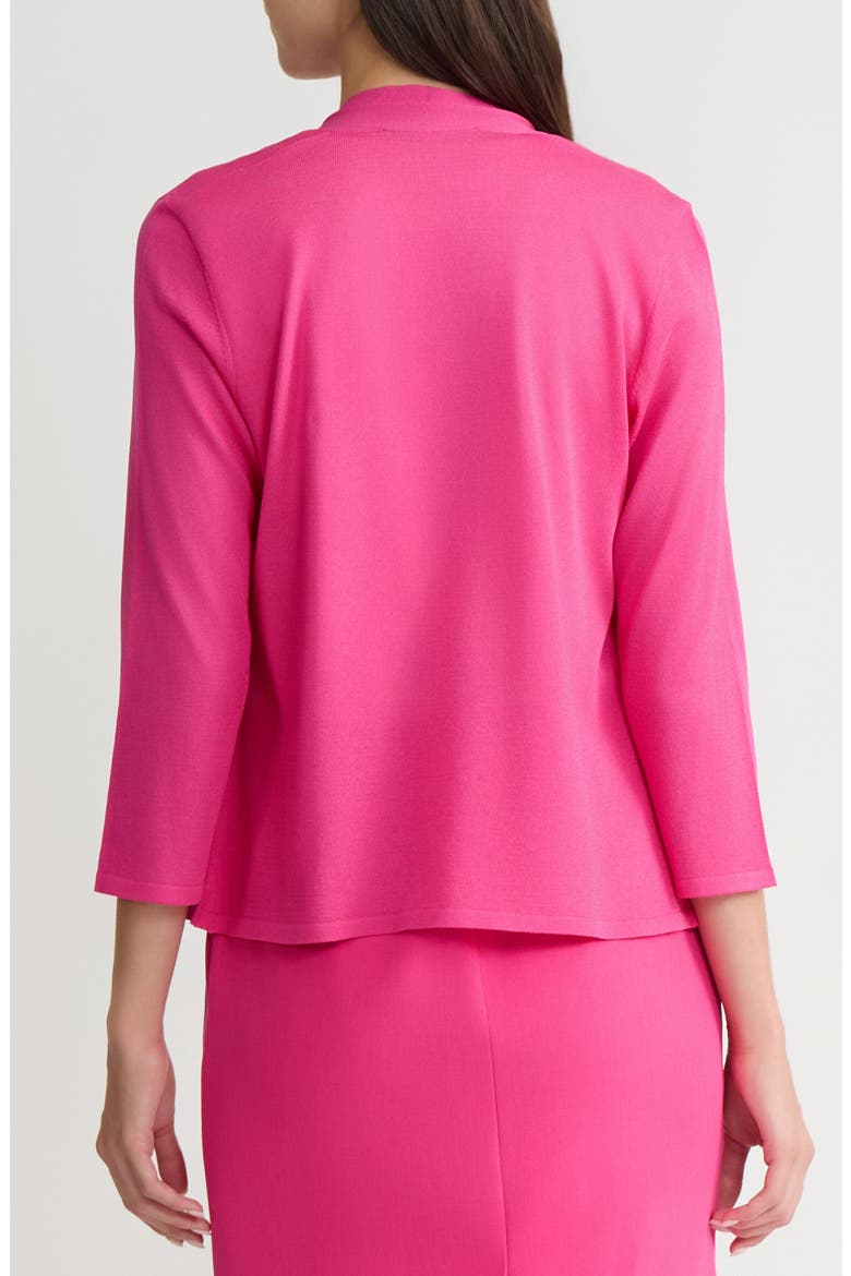Self Edge Open Front Cardigan, Alternate, color, PINK PERFECTION