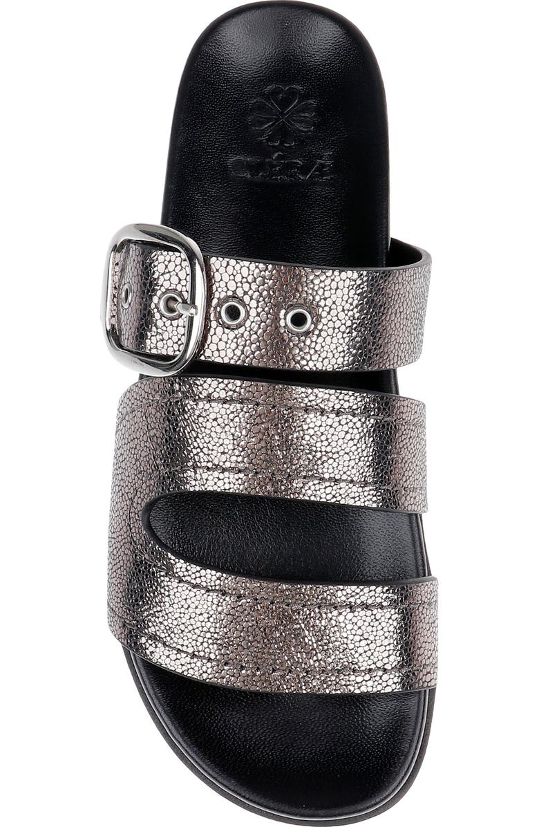 CLERAE Quasia Sandal, Alternate, color, Anthracite Metallic