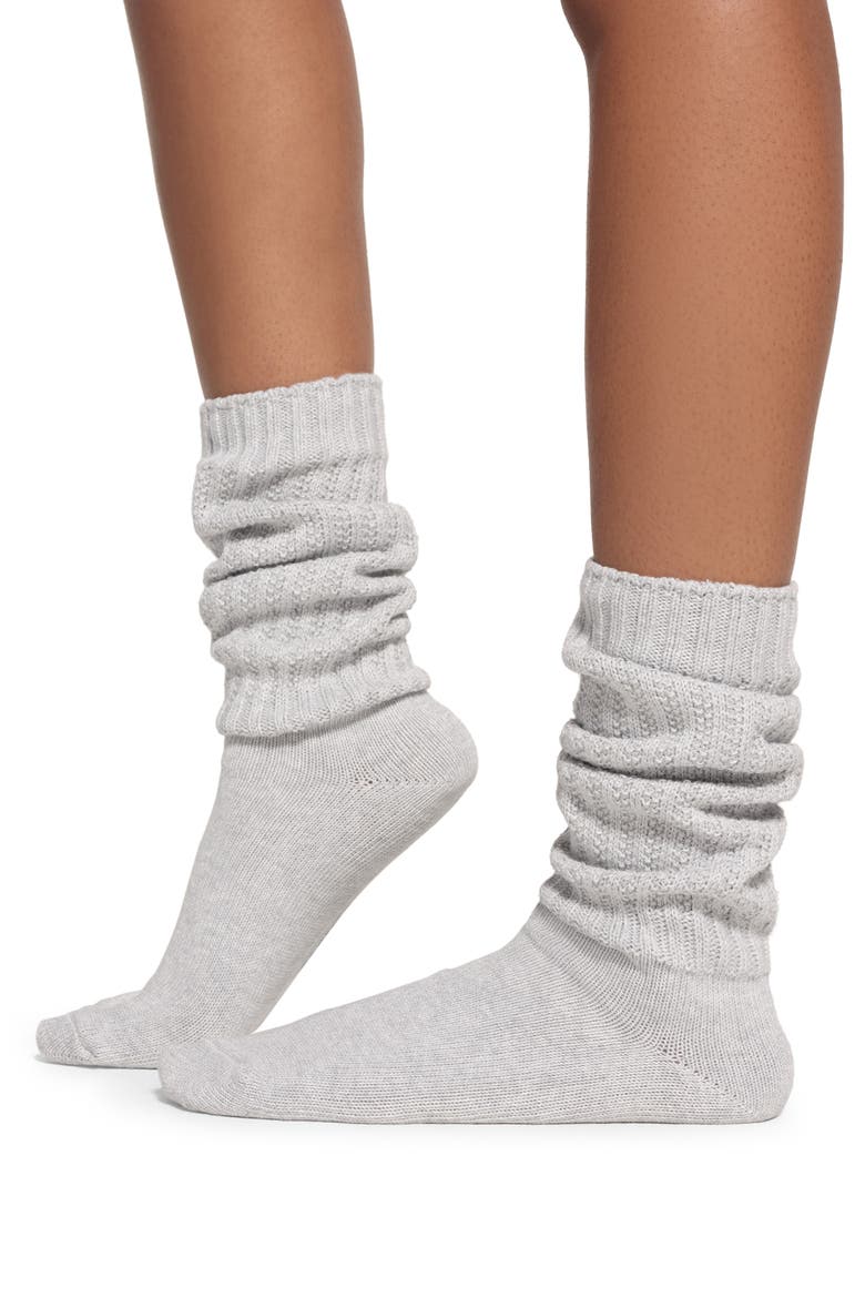 Assorted 3-Pack Slouch Slouch Socks, Main, color, LIGHT HEATHER GREY MULTI