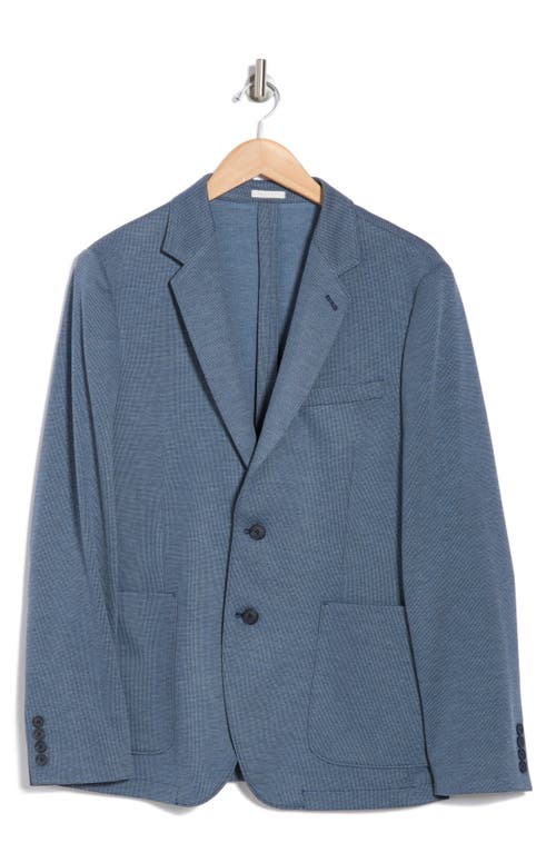 Nordstrom Rack Soft Knit Sport Coat In Navy Tuscan Texture