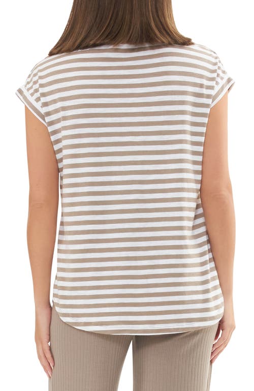 Ripe Maternity Lionel Nursing Tee In Neutral