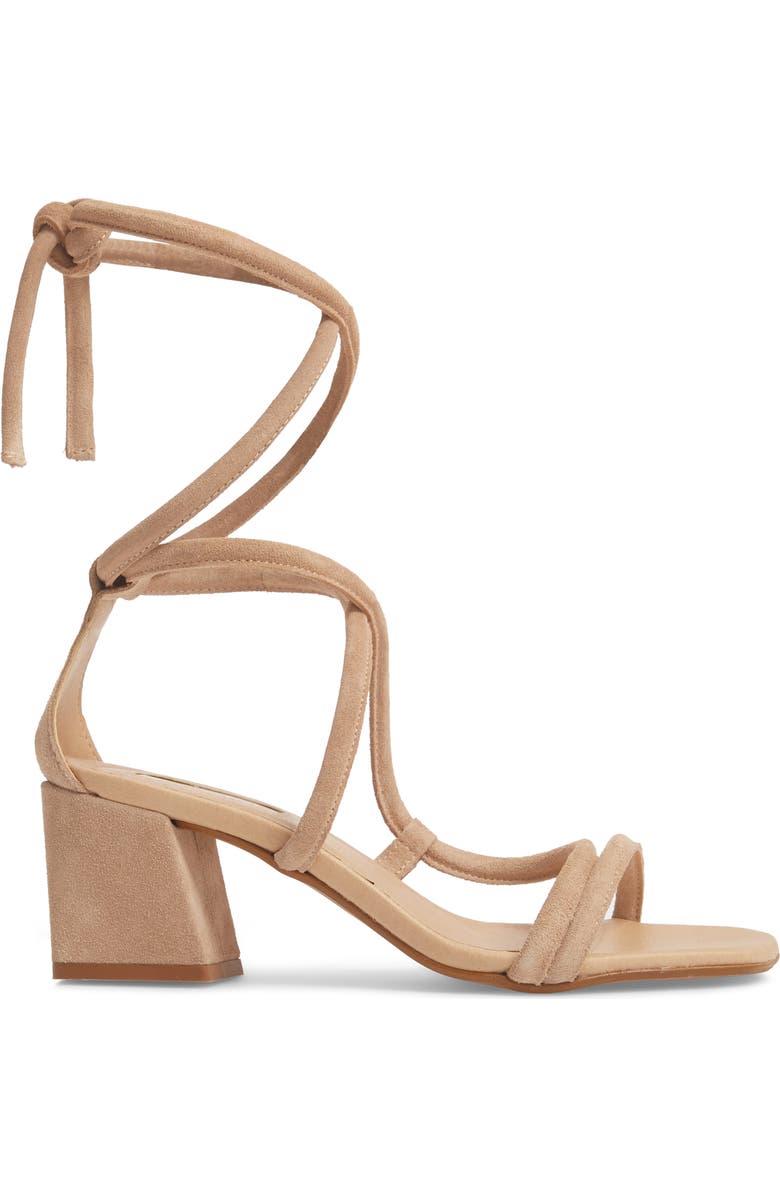 Topshop Nashville Tubular Wraparound Sandal, Alternate, color,